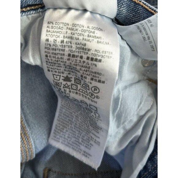 Levis 529 Curvy Bootcut Jeans Womens Size 10 Blue Stretch Mid Rise Classic Denim - Picture 5 of 9